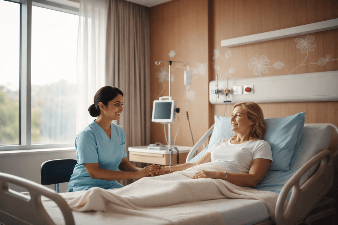 Modern hospital interior